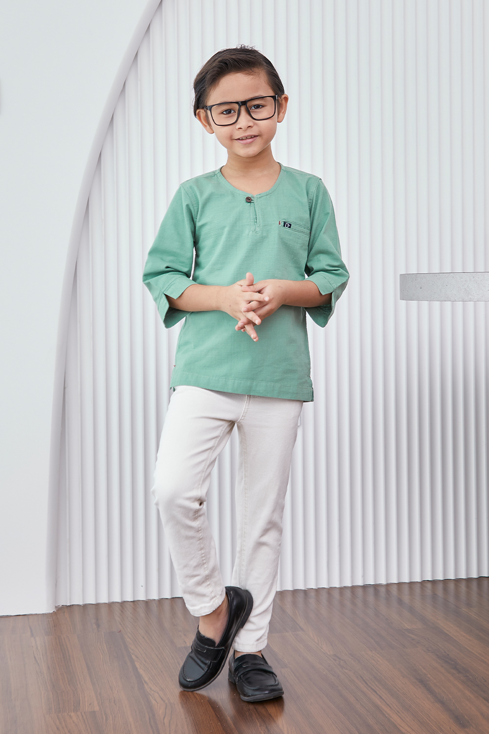 Kurta Hayder Kids - Mint Green